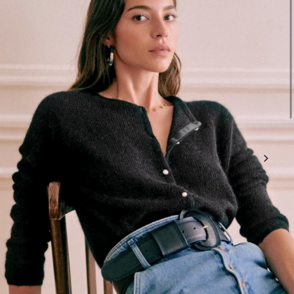 Sezane Gaspard Black Size S